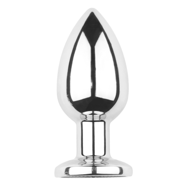 Plug vibrant acier inoxydable anal taille S avec télécommande, USB BOOTY